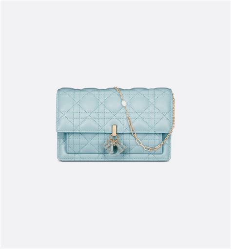 dior daily chain pouch|My Dior Daily Chain Pouch Celestial Blue Cannage Lambskin.